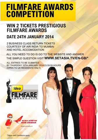 CASE STUDY: SonyTVAsia Filmfare Awards Competition for UK viewer