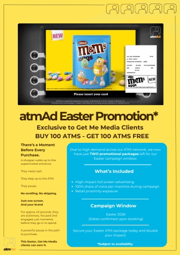 atmAd Easter Promotion - Exclusive Double Impact Offer