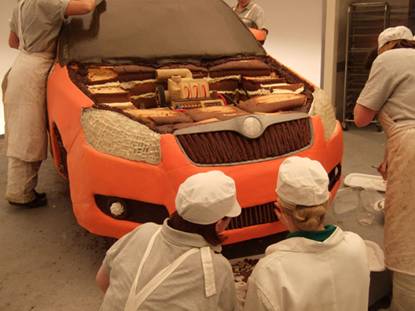 CASE STUDY: Skoda use cake to highlight the new Fabia